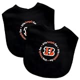 Baby Fanatic Team Color Bibs, Cincinnati Bengals, 2-Count by Baby Fanatic [並行輸入品]