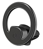 Scosche (スコッシュ) MagicMount MEMSVBK Elite2 磁気電話マウント MagSafeモバイルデバイス用 車の通気口スタンド 360°調節可能なマグネットヘッド 携帯電話ホルダー iPhone 14/13/12対応 & MagSafeケース対応 ブラック