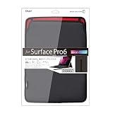 ナカバヤシ Surface Pro 6 用 スリップインケース ブラック TBC-SFP1803BK
