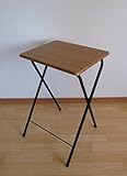 折りたたみ ミニ ハイ テーブル　サイドテーブル　ブラウン hd-4070 br