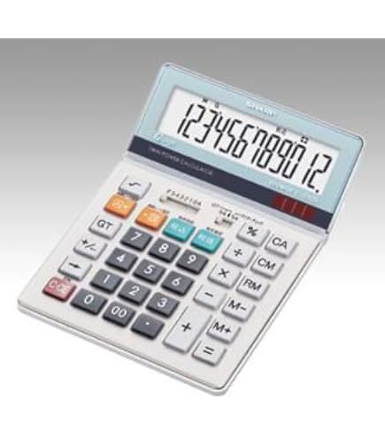 Amazon.co.jp: シャープ 電卓12桁(ナイスサイズタイプ) EL-N732K