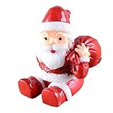 Flameer クリスマス　装飾　置物　ミニ　風景樹脂　盆栽　装飾品　歳暮ギフト　かわいい　全1８種 - サンタクロース