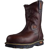CebuメンズMax 10 " steel-toe Work Boot カラー: ブラウン