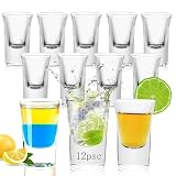 ショットグラス テキーラ 25ml-12 PluieSoleil ショートグラスカップセット ウイスキー ウォッカ リキュール用クリアグラス ショット(12)