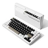ATTACK SHARK X86 ゲーミングキーボード ワイヤレスキーボード キーボード bluetooth ワイヤレス 無線 リニア カスタマイズリニア抹茶スイッチ ガスケットマウント CNC ナノオイルスプレー加工 アルミニウム素材使用 PBTキーキャップ ホットスワップ 5層パッド 75% 81キー アンチゴースト 日本語説明書【技術基準適合証明219-249332】(チーズ)
