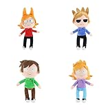Eddsworld ぬいぐるみ、1/4 個ミニ Eddsworld ぬいぐるみ人形おもちゃ、漫画 Eddsworld ぬいぐるみ、かわいい Eddsworld ぬいぐるみフィギュア、子供、ファン、家の装飾 & ギフト用
