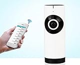 MobileFDL ベビーモニター 防犯カメラ 監視カメラ ネットワークカメラ 魚眼レンズ 高画質 100万画素 microSDカード録画 屋内用 赤外線スマートベビーモニター Wifiビデオモニター