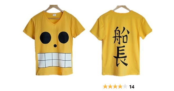 Amazon One Piece ワンピース モンキー D ルフィ風 船長 Tシャツ コスプレ衣装 Lサイズ Ruleronline コスプレ 仮装 通販