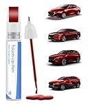 マツダ専用色 41V ソウルレッドメタリックトライコート 3層塗装対応 補修ペン キズを覆う｜2-in-1 ペン&ブラシ