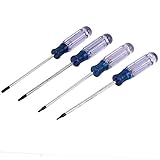 uxcell トルクスドライバー ノンスリップハンドル 修理用工具 135mm 全長 プラスチック
