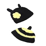 AdorableドレスPhoto Photography Props – TOOGOO ( R )ベビーキッドLittle Beeかぎ針編みニットコスチュームソフト愛らしいドレスフォト写真プロップ0 
