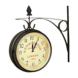 Nostalgic XH02000 Kensington Station Double Side clock, Large