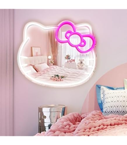 Amazon.co.jp: MCJSGSP アニメ ハローキット ミラー ライトネオン