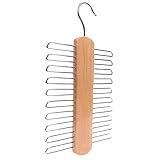 Prettyia 木製　ネクタイ　ベルト適用　多機能　ハンガー　衣類ハンガー