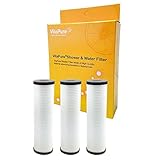 Sonaki puremaxシャワーフィルタRefillカートリッジ – パックに3 ACFフィルタ – Removesバクテリア、重金属、塩素