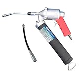 プロパンチ式エアオイルガンセット工業用 金属ホース、高圧ホース付