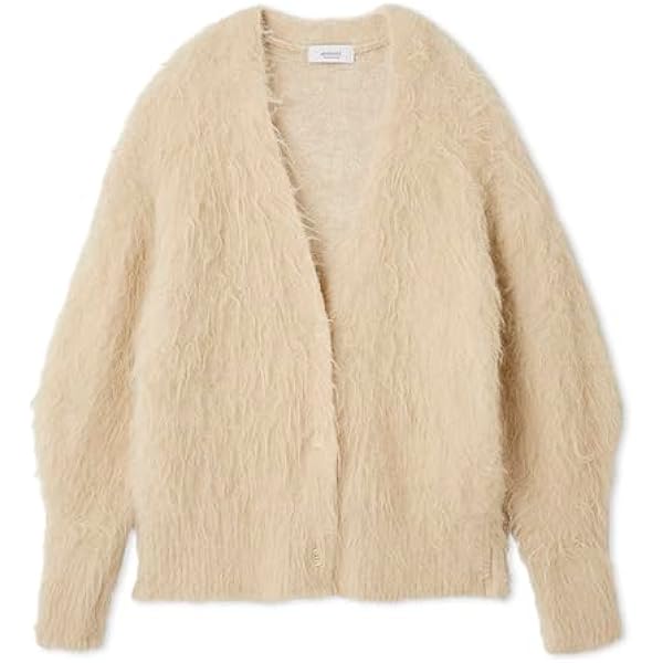 Amazon | [エミ] ラメフリンジニットカーディガン 13WND245034