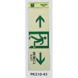 案内プレート 【PK310-45】 非常口 EXIT [光 hikari 案内プレート 案内サイン サインプレート]
