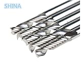 SHINA 超硬 CNC ルータービット　シングルフルートツール 10本入り（1LX3.22）