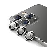 Apapeyaレンズフィルム iPhone 14 Pro/iPhone 14 Pro Max 用 カメラフィルム アルミ合金製＋9H硬度ガラス レンズフィルム Apapeyaレンズカバー アイフォン14プロ/14プロ マックス レンズ保護ケース ・露出オーバー防止・ケースに干涉なし・AR高透ガラス・アルミ製衝撃吸収・一体感 3枚入り（ディープパープル）