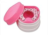 Karibu 3-in-1 Training Padded Toilet Seat Step Stool Potty (Pink) by Karibu