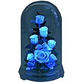 アートフォーシーズン ローズアイ (１．ピンクアイ　ブルー発光)”光るバラ”　ホタル プリザーブドフラワー