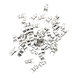 Hommy 銀色の金属製ヒューズクリップX50　5 x 20mm