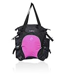 Obersee Innsbruck Changing Bag Tote with Cooler (Black/ Pink) by Obersee