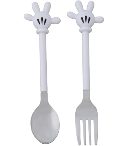 Amazon｜ヤクセル ディズニー スプーン&フォーク 10本セット 14cm 食洗