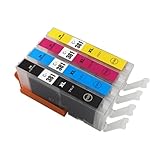 BCI-381XL キヤノン用 互換 インクカートリッジ 4色マルチカラー BCI-381XL（BK/C/M/Y) 大容量 残量表示 個包装 対応機種：PIXUS TR8630a TR703a TR8630 他【YUBOYA】