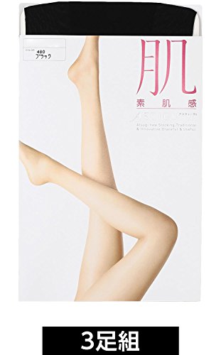 (アツギ) ATSUGI ストッキング ASTIGU(アスティーグ) 【肌】 素肌感 ストッキング 〈3足組〉
