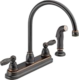 Peerless P299575LF-OB Apex Two Handle Kitchen Faucet with Spray, Oil Bronze [並行輸入品]
