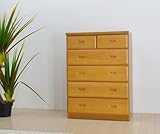 開梱設置 タンス 幅75 5段 国産 桐タンス チェスト 木製 AYU-3-201-K-NA