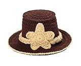 (ビグッド)Bigood ベビーニット帽 ニットキャップ きぐるみ ベビートップハット 赤ちゃんニット帽 暖かい帽子 出産祝い秋冬 優雅 花付きダーヒーハット