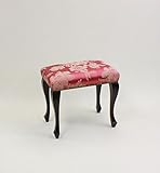 レクタングルプティスツール　レッド　シルク　リヨン