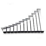 AngelaKerry 組合せフリーテーブル用専用脚4本セット 30cm シルバー [並行輸入品]