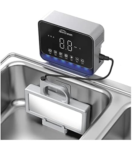 Amazon.co.jp: Q6_400 超音波食洗機 BDP 専用洗い桶付き The Washer