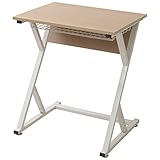 山善(YAMAZEN) デスク Z型デスク ナチュラル/アイボリー MZD-6045(NA/IV)