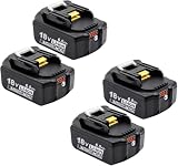 マキタ 18V バッテリー BL1860B 互換： 対応 マキタ 6.0Ah BL1830 BL1840 BL1850 BL1860 BL1830b BL1840b BL1850b リチウムイオン 電池 LED残量表示付き 電動工具用 マキタ互換バッテリー PSE認証済 4個セット 1億円の製造物責任険付