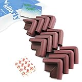 ［キロフライ］kiloflyベビー表コーナーガード、キロフライ冷蔵庫マグネット付き、ブラウン、12PC