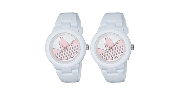 Amazon アディダス Adidas ペアbox付 レディース ペアウォッチ アバディーン 友達 双子コーデ 姉妹 ホワイト シリコン Adh3143adh3143 腕時計 並行輸入品 レディース腕時計 腕時計 通販