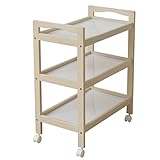 山善(YAMAZEN) 木製キッチンワゴン 3段 ホワイト YMW-3(WW)