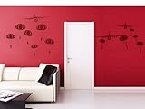 Pop Decors Paratrooper/Air Planes Beautiful Wall Stickers for Kids Rooms [並行輸入品]
