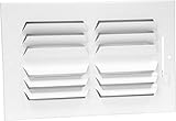 8"w X 4"h 3-Way FIXED CURVED BLADE AIR SUPPLY DIFFUSER - Vent Duct Cover - Grille Register - Sidewal