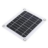 casualcatch 5W 5V ソーラー充電器 ソーラーチャージャー ソーラーパネル 超薄
