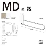 川口技研:室内用ホスクリーン　窓枠付　MD型　W(ホワイト) MDL-W