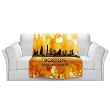 ブランケットウルトラソフトFuzzy 4サイズ！DIANOCHEデザインからby Angelina Vick City lllボストンマサチューセッツ州ホームDecor Unique Designer