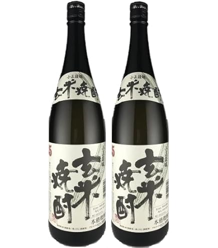 小正醸造　玄米焼酎３５度1800ml 瓶　4本 Amazon.co.jp: 小正醸造 特製 玄米焼酎 35％ 1800ml 紙パック