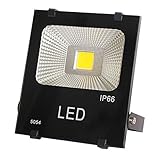 led投光器 30W 電球色 AC85~265V 高輝度 3000LM 軽量薄型仕様 防塵防水 IP66 3mコード付 作業灯 18ヶ月保証