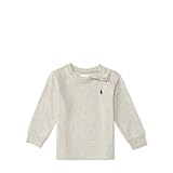 ポロラルフローレン ポニー付 ベーシック長袖Tシャツ ライトグレー (男の子12～24か月用) 18M [並行輸入品]